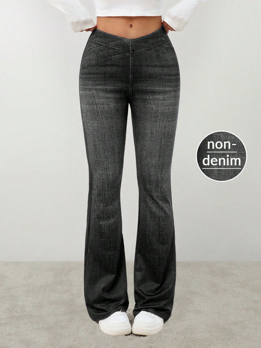 Pantalones Deportivos Casuales con Levantamiento de Caderas - Image 2