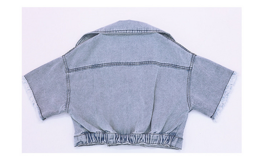 Chaqueta de Trabajo Infantil Estilo Coreano con Solapa Recta - Image 25