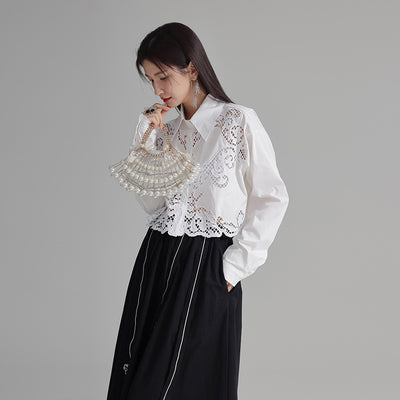 Blusa Calada de Crochet para Mujer - Colección Otoño - Image 3