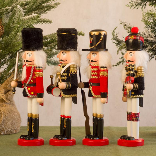 Soldado Cascanueces de Tela - Decoración Navideña Creativa