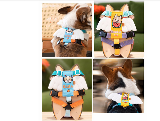 Arnés con Alas para Mascotas - Pecho Personalizable con Nombre y Avatar - Image 7