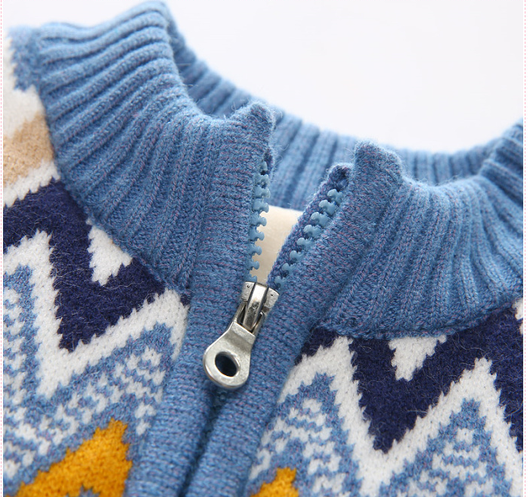 Chaqueta Acolchada con Cierre para Niños - Suéter Térmico Plus Velvet - Image 13