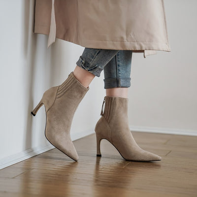 Botines Stiletto Puntiagudos para Mujer - Elegancia y Estilo - Image 6