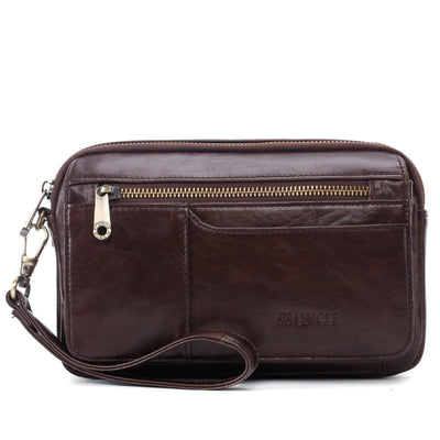 Cartera Sobre de Cuero para Hombre - Bolsa Clutch de Gran Capacidad - Image 4