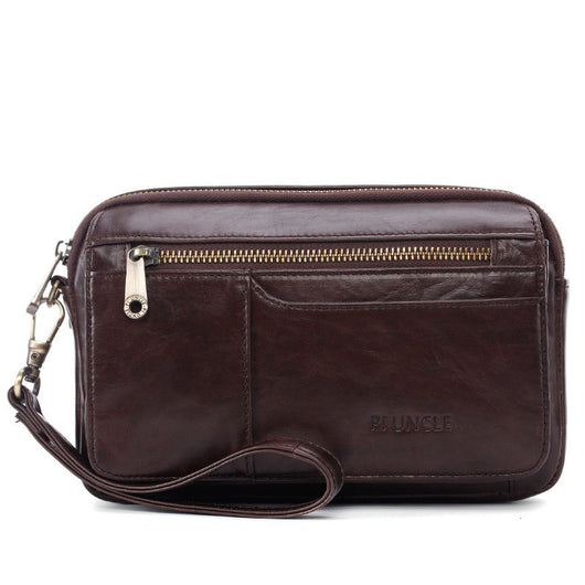 Cartera Sobre de Cuero para Hombre - Bolsa Clutch de Gran Capacidad - Image 4