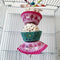 Rojo And Verde Paper Cups Doble Ball String