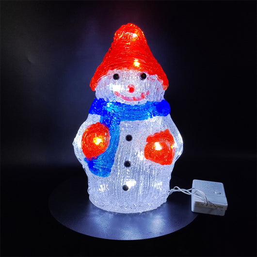 Decoración Navideña de Muñeco de Nieve en Acrílico y Resina Epoxi para Ventanas - Image 22