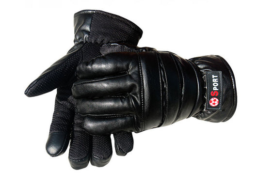 Guantes de Cuero de Invierno Unisex con Forro Polar y Pantalla Táctil - Image 15