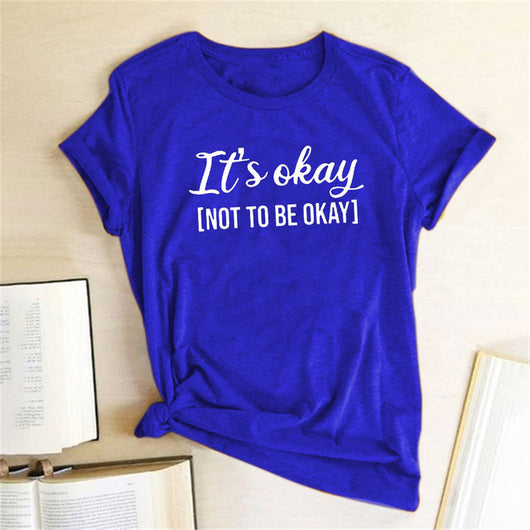 Playera Estampada It'S OKAY para Mujer - Diseño Moderno y Versátil - Image 15