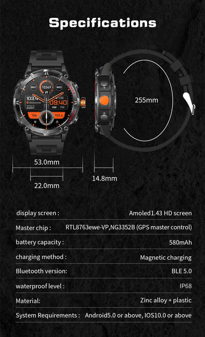 Reloj Inteligente Y18 con Monitoreo de Oxígeno, GPS y Altitud - Image 19