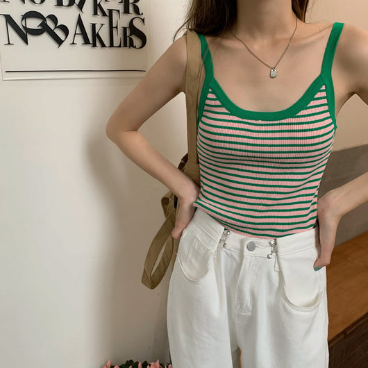 Camiseta Francesa Elegante a Rayas - Diseño Slim Ajustado para Mujer - Image 6