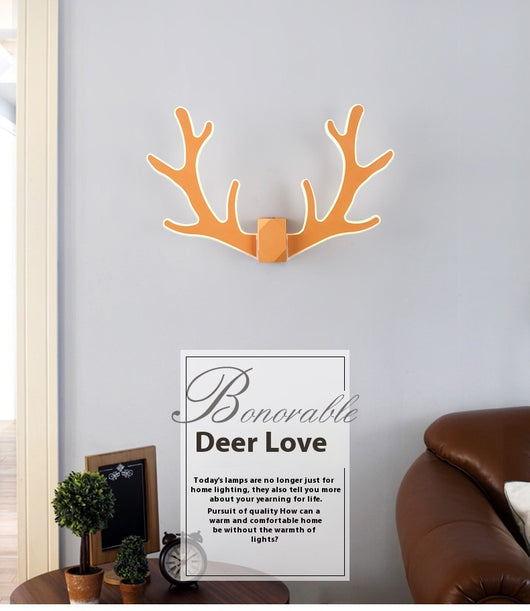 Lámpara de Pared Cuernos Nórdicos Diseño Moderno para Dormitorio - Image 20