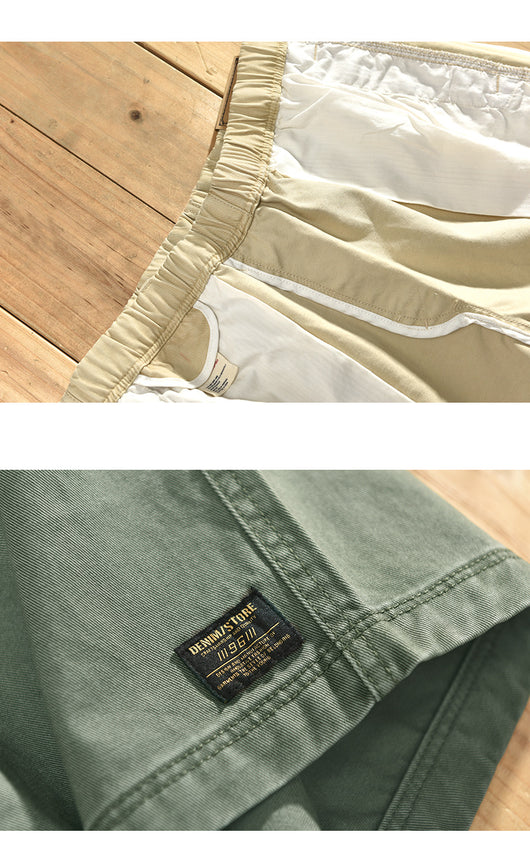 Pantalones Cortos de Trabajo Casual en Algodón para Hombre - Image 20