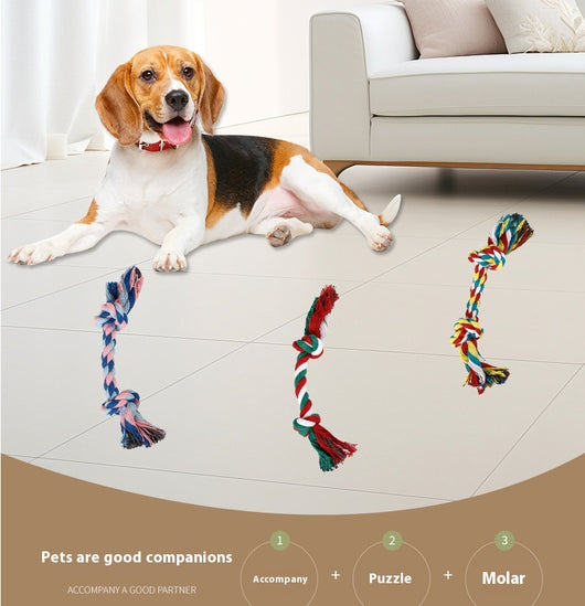 Juguete Mordedor de Cuerda para Perros - Doble Nudo Resistente - Image 6