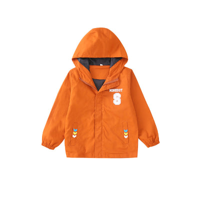 Abrigo Tipo Trench Infantil con Estampado de Letras - Image 4
