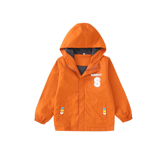 Abrigo Tipo Trench Infantil con Estampado de Letras - Image 4