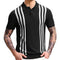 Polo Casual Manga Corta a Rayas para Hombre