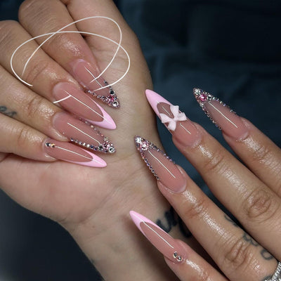 Uñas Postizas Cuadradas Cortas Acabado Profesional - Image 9
