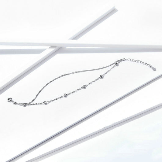 Pulsera de Plata Ajustable Plateada en Platino - Diseño Minimalista - Image 7