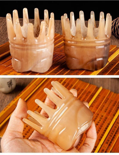 Peine Masajeador de Cuerno para Cabello y Cuero Cabelludo - Image 13