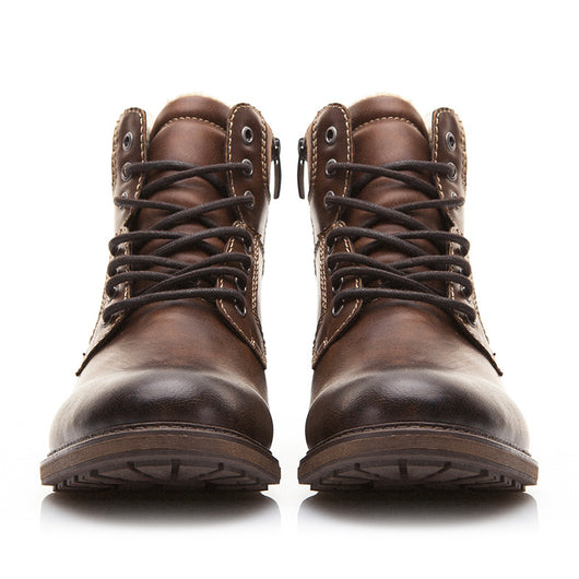Botas de Nieve Retro con Cordones - Image 13