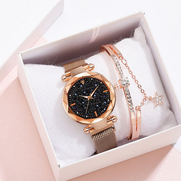 Reloj Magnético de Moda para Mujer - Estilo Internacional