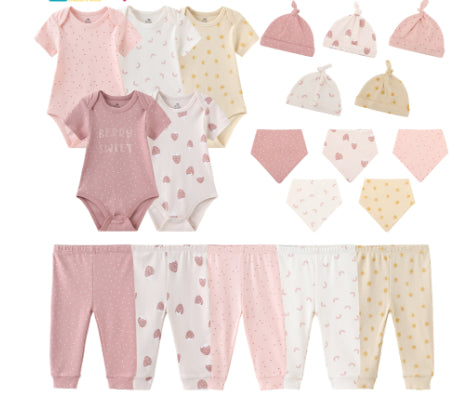 Set Completo de Ropa para Bebé: Body, Gorro y Pantalón de Algodón - Image 2