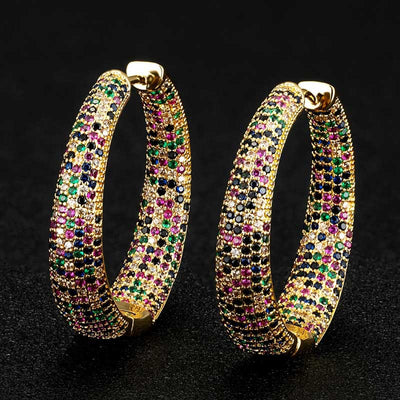 Aretes Retro Halloween Grandes con Baño Electroplateado - Image 15