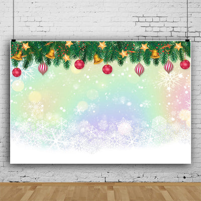 Fondo Navideño Rojo con Copos de Nieve para Fotografía y Video - Image 4