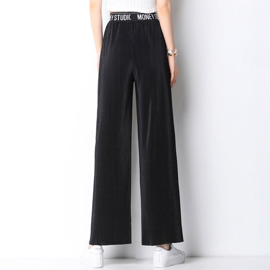 Pantalones de Cintura Alta y Pierna Ancha - Image 9