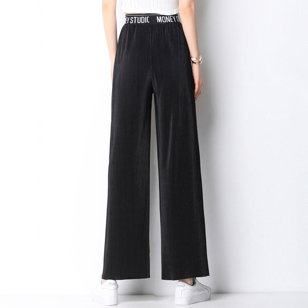 Pantalones de Cintura Alta y Pierna Ancha - Image 9