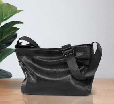 Mochila Crossbody de Cuero Genuino para Hombre - Bolso de Piel Cowhide - Image 8