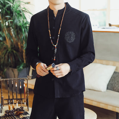 Camisa de Algodón con Bordado Artesanal - Image 8