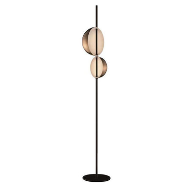 Lámpara de Pie Dorada Doble Cabezal para Sala y Dormitorio - Image 7