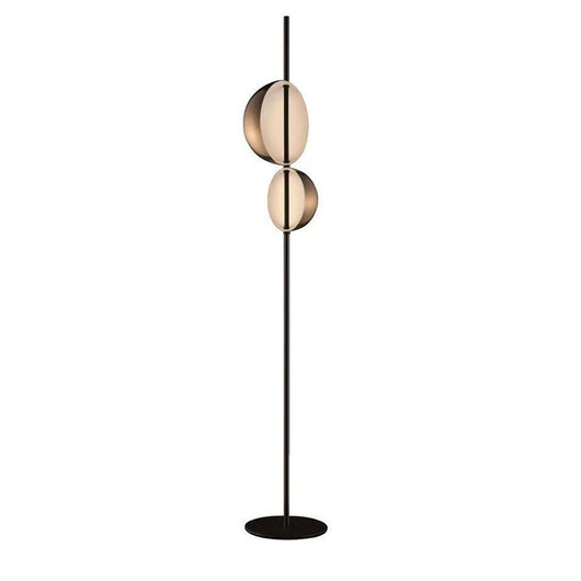 Lámpara de Pie Dorada Doble Cabezal para Sala y Dormitorio - Image 7