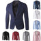 Saco Casual de Botón Simple para Hombre - Corte Moderno