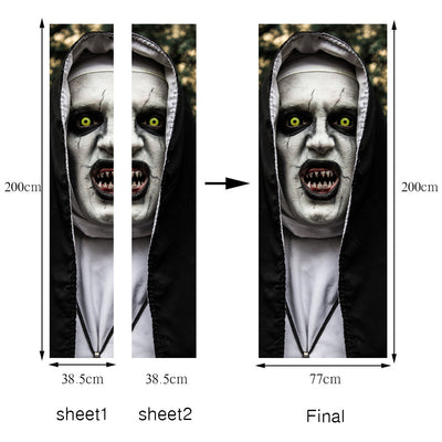 Adhesivo 3D para Puerta - Diseño Artístico Creativo - Image 7