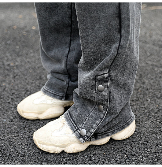 Pantalones de chándal holgados con aberturas laterales - Image 4