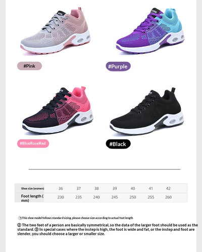 Zapatillas Deportivas Flyknit Mesh para Mujer - Tallas Grandes Cómodas - Image 13