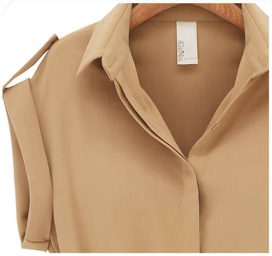 Vestido Casual de Verano Mujer Chifón Suelto con Cinturón - Image 9