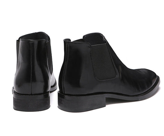 Botas Martin Puntiagudas de Cuero para Hombre - Estilo Británico Premium - Image 16