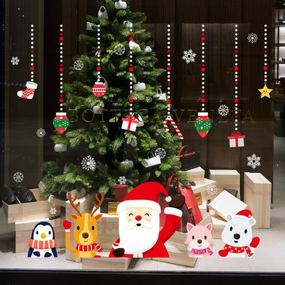 Adhesivos Navideños para Ventanas - Decoración Festiva Reutilizable - Image 5