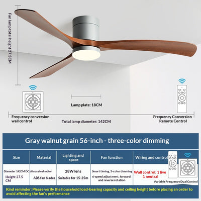 Ventilador de Techo con Luz Integrada Moderno y Minimalista - Image 25