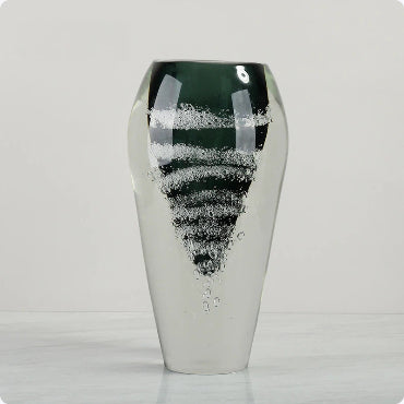 Jarrón de Cristal Elegante con Flores de Burbujas - Decoración Premium para Espacios de Lujo - Image 6