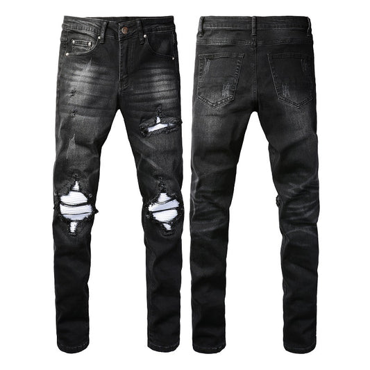 Jeans Vintage Rotos Estilo Americano Casual Unisex