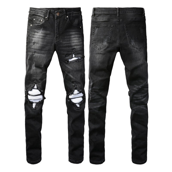 Jeans Vintage Rotos Estilo Americano Casual Unisex