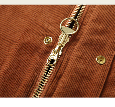 Abrigo Trench Vintage en Pana Estilo Maillard - Image 19