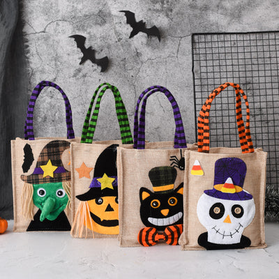 Bolsa de Tela Reutilizable para Dulces de Halloween - Image 13