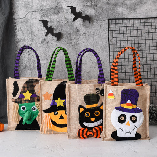 Bolsa de Tela Reutilizable para Dulces de Halloween - Image 13