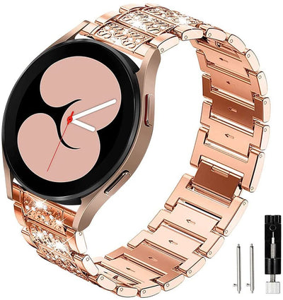 Pulsera Reloj Cadena de Diamantes Tres Cuentas Sólida - Image 16